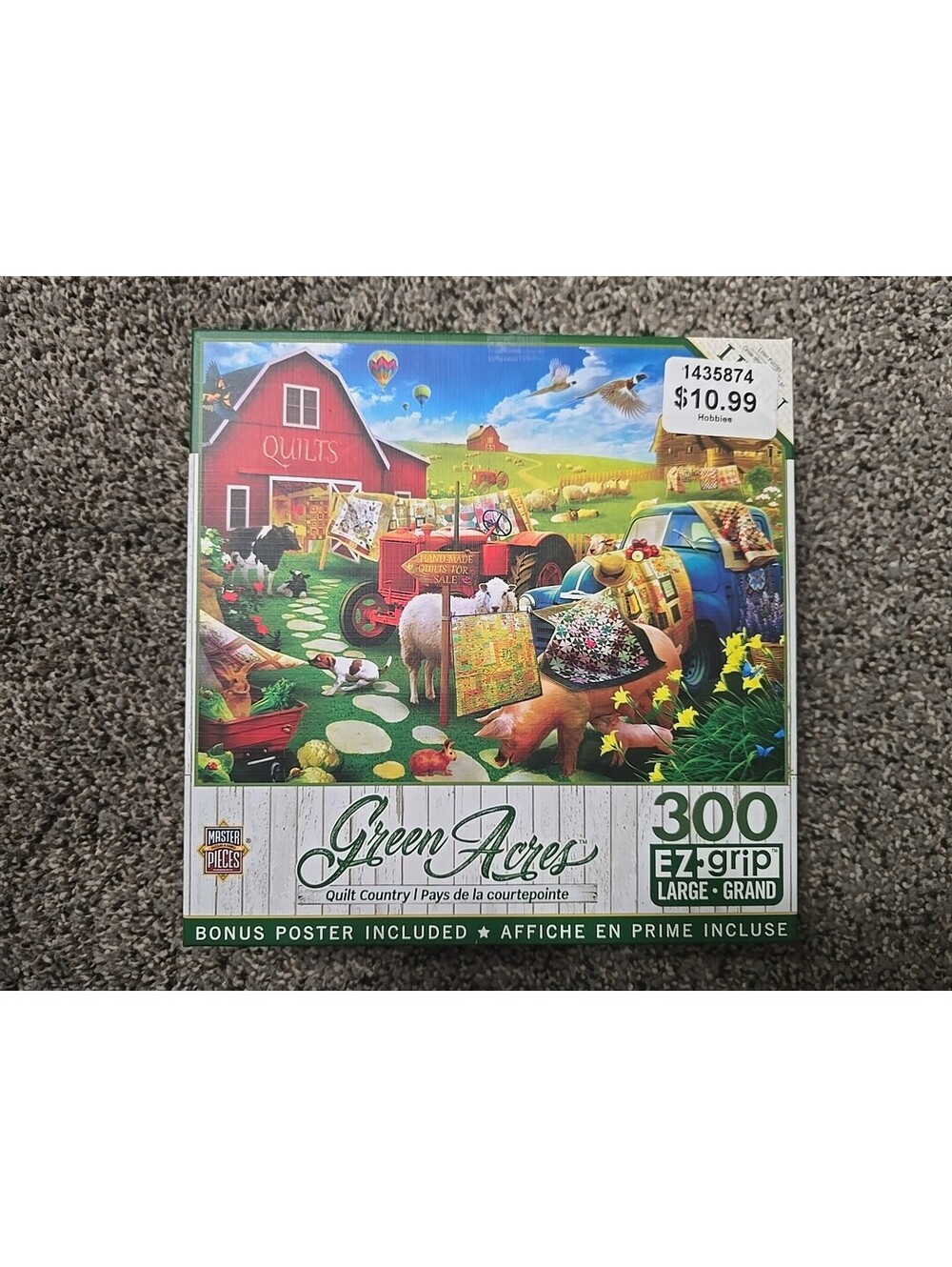 MasterPieces Quilt Country Lena EZ Grip 300pc Puzzle